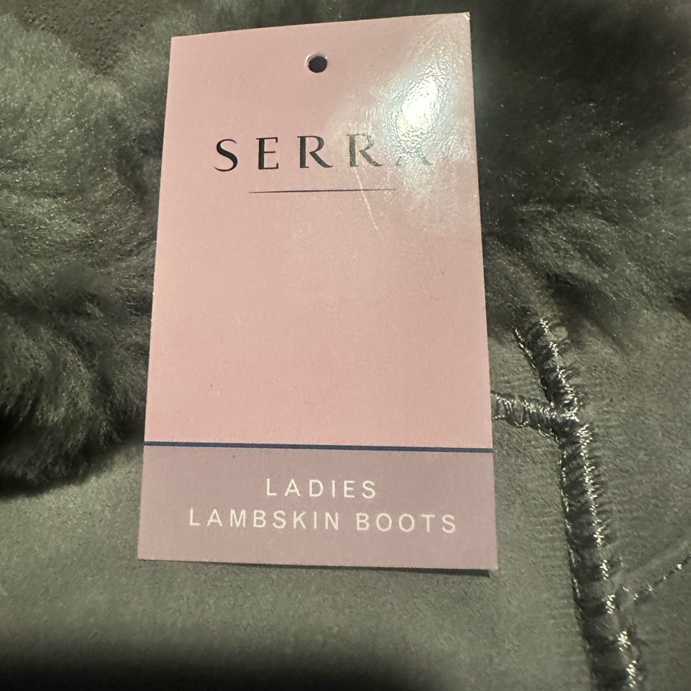 Gray Lambskin Boots - Picture 4 of 7